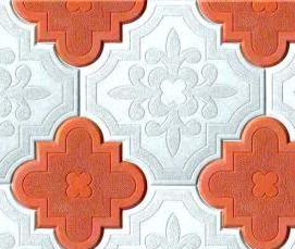 Плитка тротуарная фигурная толщина 60 мм - вариант 2