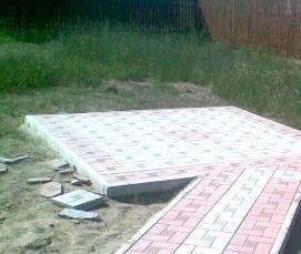 Плитка тротуарная калифорния 300 300 30 - модель 1