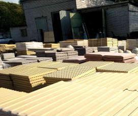 Плитка тротуарная серая 500х500х50 - модель 1