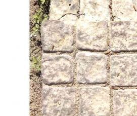 Плитка тротуарная серая 500х500х50 - модель 3