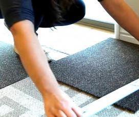 Плиточный ковролин - тип 1