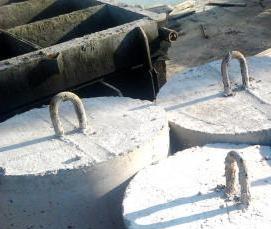 Плиты бетонные опорные - модель 2