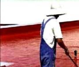 Плоская битумная кровля - модель 1