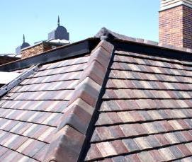 Плоская керамическая черепица - модель 4