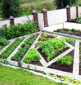 Плоские грядки - модель 2