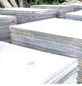 Плоские полосы из шифера для грядок - модель 4