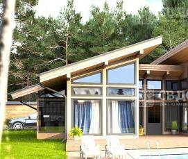 Плоский брус - модель 4