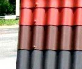 Плоский шифер цветной - вариант 4