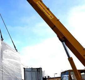 Подъем груза косым натяжением - модель 1