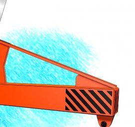 Подъем груза косым натяжением - модель 3