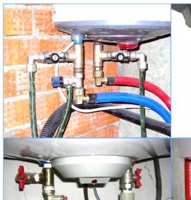 Подключение электрического водонагревателя - модель 1