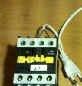 Подключение магнитного пускателя 380 вольт - вариант 3