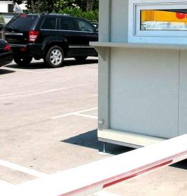 Поднимающийся шлагбаум - модель 1