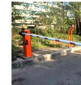 Поднимающийся шлагбаум - модель 3