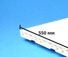 Подоконник пвх 600 мм - тип 3