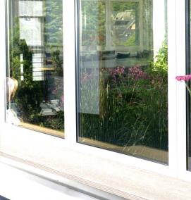 Подоконник пвх коричневый - тип 2