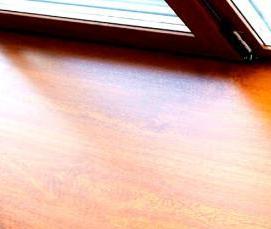 Подоконник витраж золотой дуб - модель 1