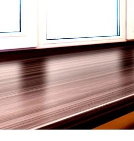 Подоконники пластиковые глянцевые - тип 3