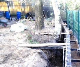 Подпорные сваи - модель 4