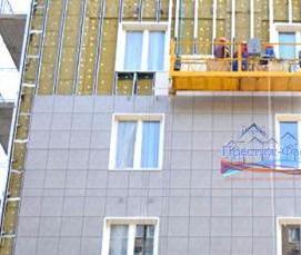 Подсистема керамогранит для фасада - тип 2