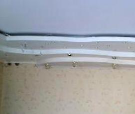 Подвесной многоуровневый потолок - модель 1