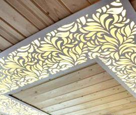 Подвесной потолок 1200 мм - модель 2