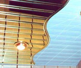 Подвесной потолок алюминиевый перфорированный - тип 4