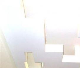 Подвесной потолок плюс натяжной - тип 2