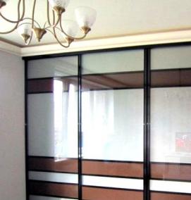 Подвесные двери купе без нижней направляющей - вариант 2