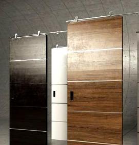 Подвесные раздвижные двери - вариант 3