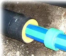 Подземная прокладка труб - тип 2