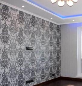 Поклейка виниловых обоев - тип 3