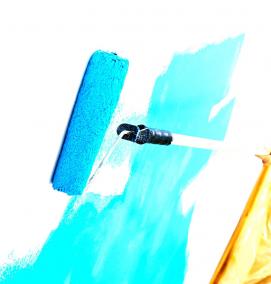 Покраска стен без шпаклевки - модель 3