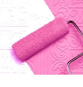 Покраска виниловых обоев на флизелиновой основе - вариант 1