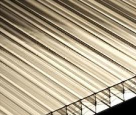 Поликарбонат 10 мм коричневый - тип 2