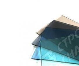 Поликарбонат 1 мм монолитный прозрачный - вариант 2