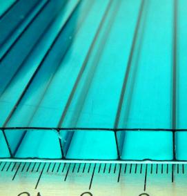 Поликарбонат монолитный толщиной 4 мм прозрачный - модель 3