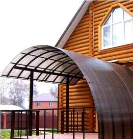 Поликарбонат под дерево - тип 1