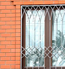 Поликарбонатные решетки на окна - тип 3