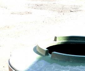 Полимерно-песчаные кольца для колодца - вариант 1