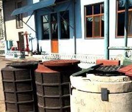 Полимерно-песчаные кольца для колодца - вариант 3