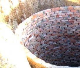 Полимерно-песчаные кольца для колодца - вариант 2