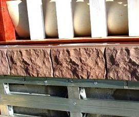 Полимерпесчаная фасадная плитка - вариант 1