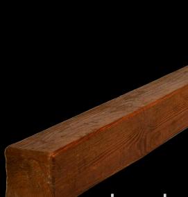 Полиуретановые балки под дерево - модель 1