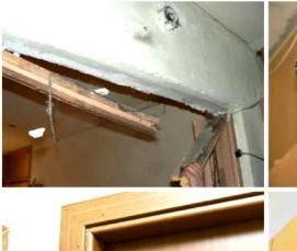 Полиуретановые наличники на двери - вариант 3