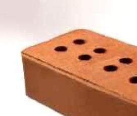 Полнотелый керамический кирпич двойной - вариант 1