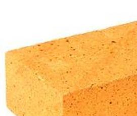 Полнотелый шамотный кирпич - вариант 1