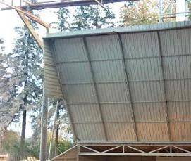 Полукруглые ангары из металлоконструкций - тип 2