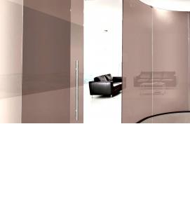 Полукруглые раздвижные двери - модель 1