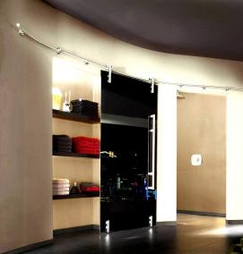 Полукруглые раздвижные двери - модель 4